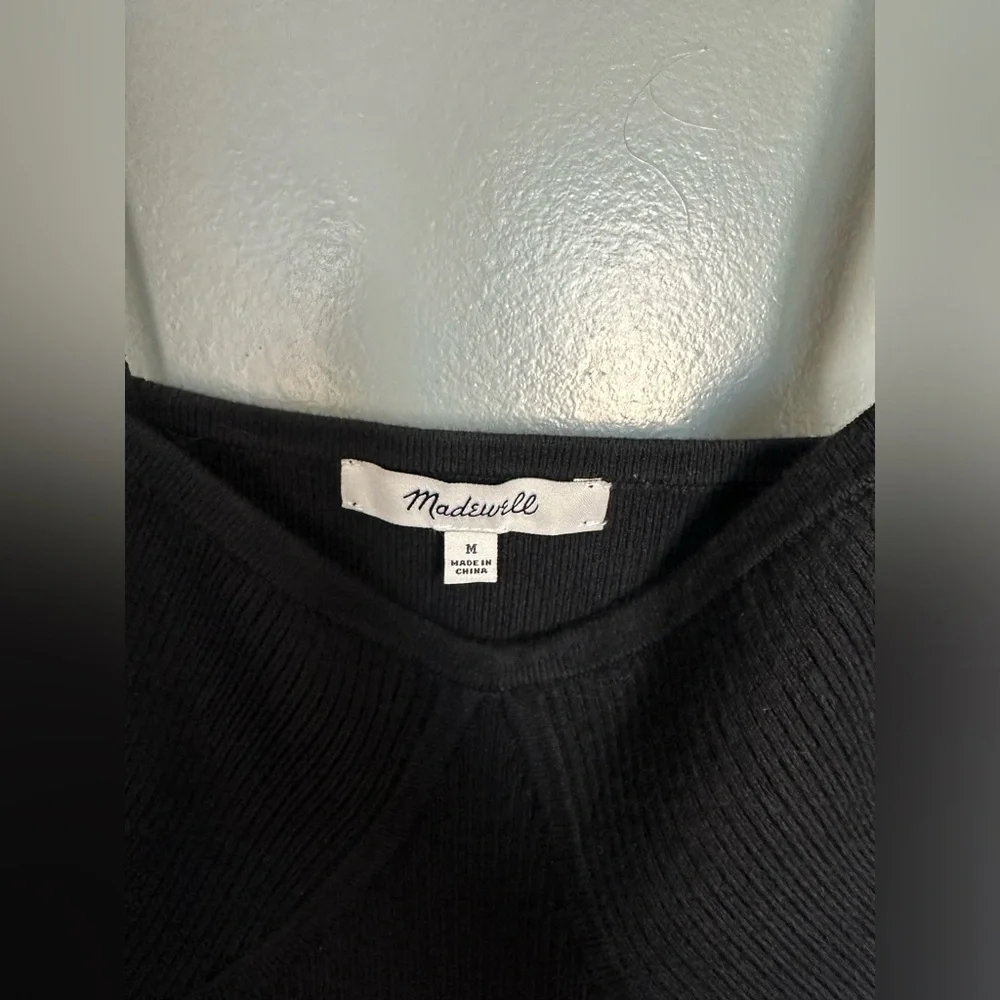 Madewell Corset-Detail Crop Sweater Tank - Picture 4 of 5